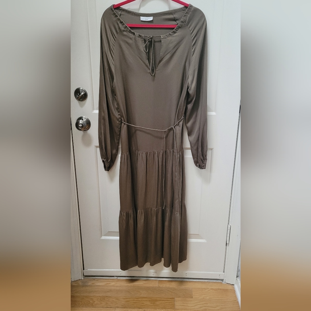 NWOT Neu Nomads Alka Dress XS Khaki - Picture 5 of 12